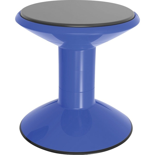 Storex Stool, Active Seating, Wiggle, 13"Dia x 12"-18"H, Blue STX00301U01C - main
